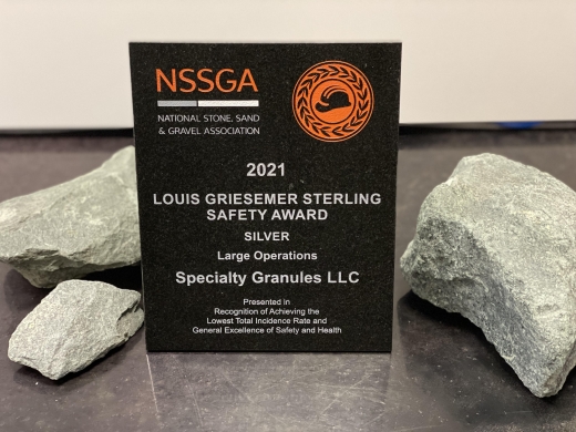 NSSGA Sterling Safety Award