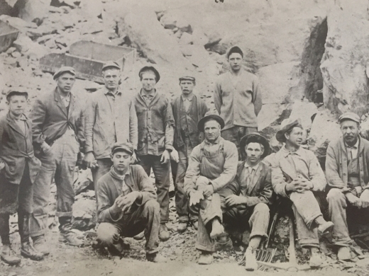 Early miners at Charmian Plant.